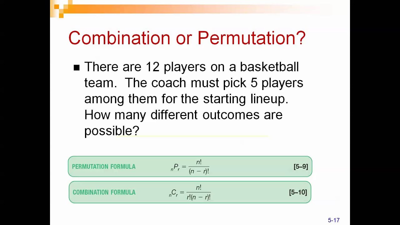 18  Combinations