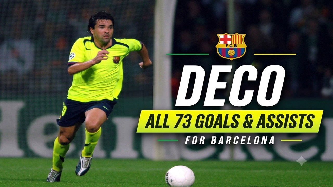 Deco All Goals & Assist for Barcelona