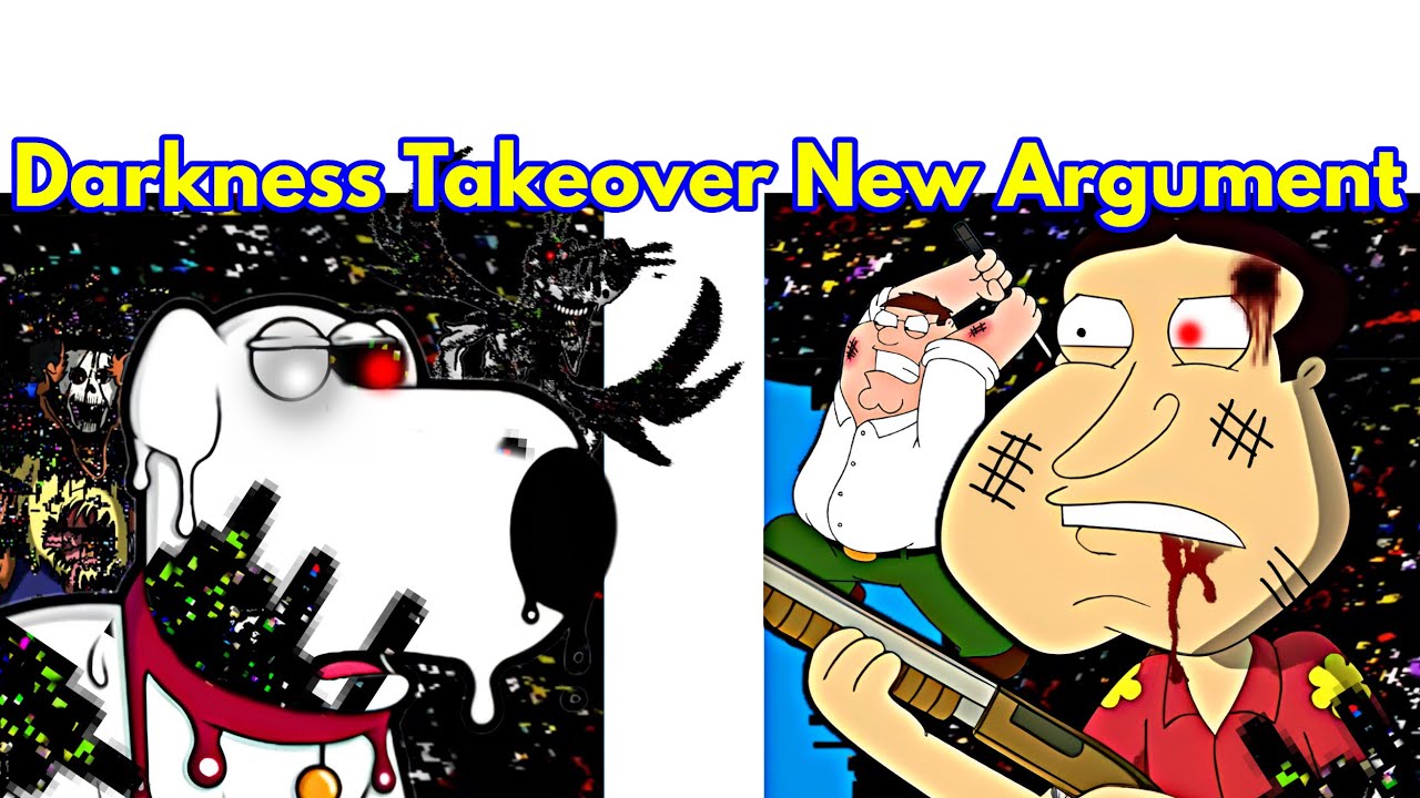 Friday Night Funkin' Vs Darkness Takeover New Argument | Family Guy (FNF/Mod/Pibby + Remix)