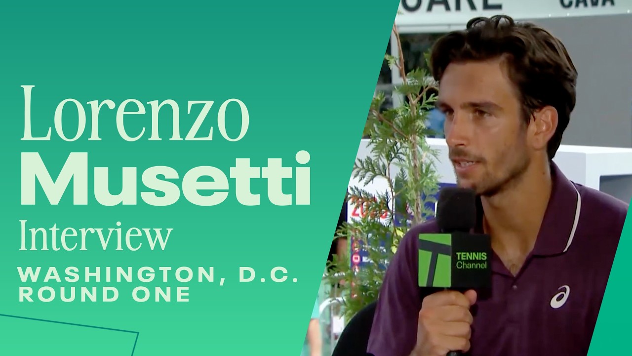 Lorenzo Musetti talks missing Roland Garros, Wimbledon 🗣️ | 2026 Washington, D.C.