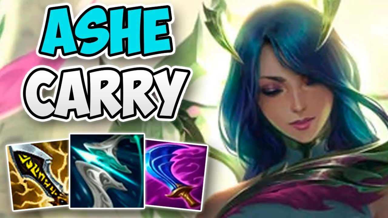 INSANE ASHE ADC SOLO CARRY GAMEPLAY! | CHALLENGER ADC ASHE | Patch 12.5 S12