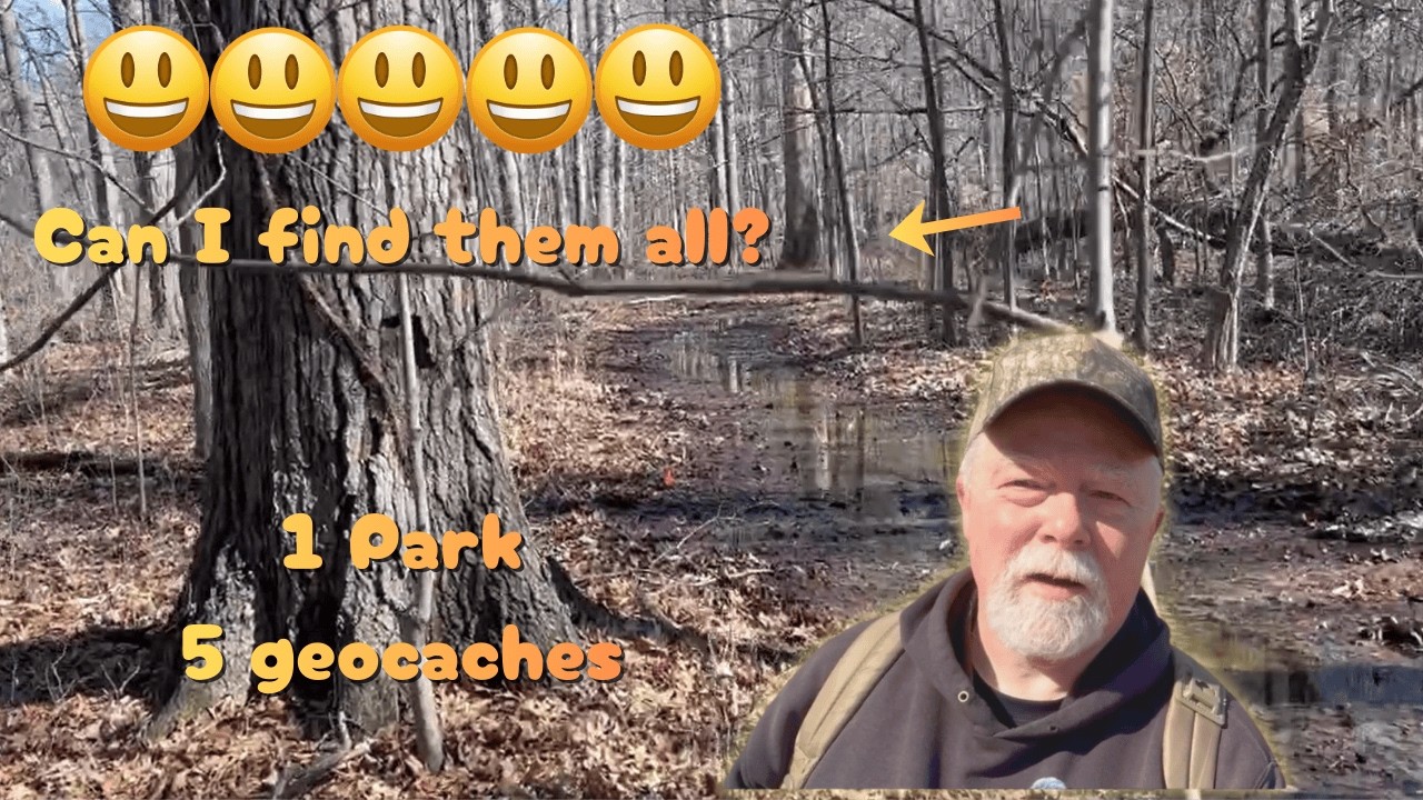 Geocaching Gulley Park | Searching for 5 Hides in Warren County, Ohio