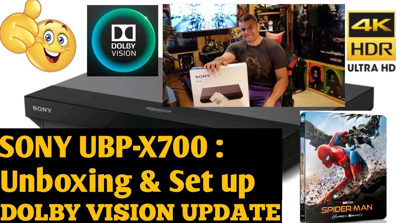 Sony UBP-X700: распаковка и настройка: обновление Dolby Vision
