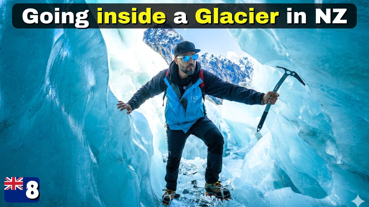 Glaciers, Ice Caves, Glow Worms & Helicopters ! Fox Glacier New Zealand