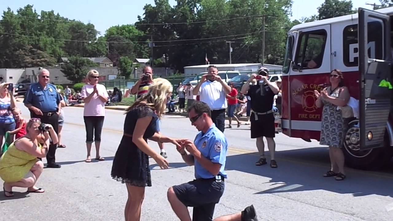 A Firefighter's Marriage Proposal
