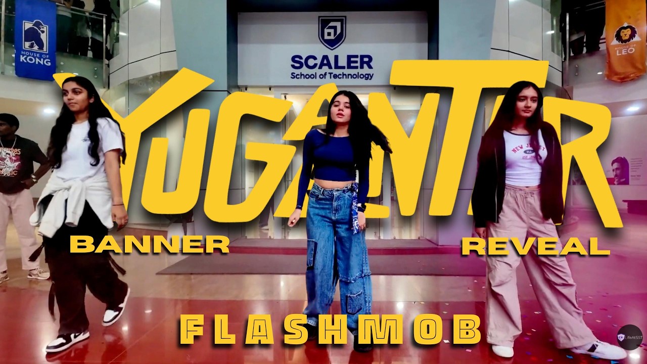 Самое энергичное открытие фестиваля! ⚡ Флешмоб Yugaantar 2025 | Scaler School Bangalore