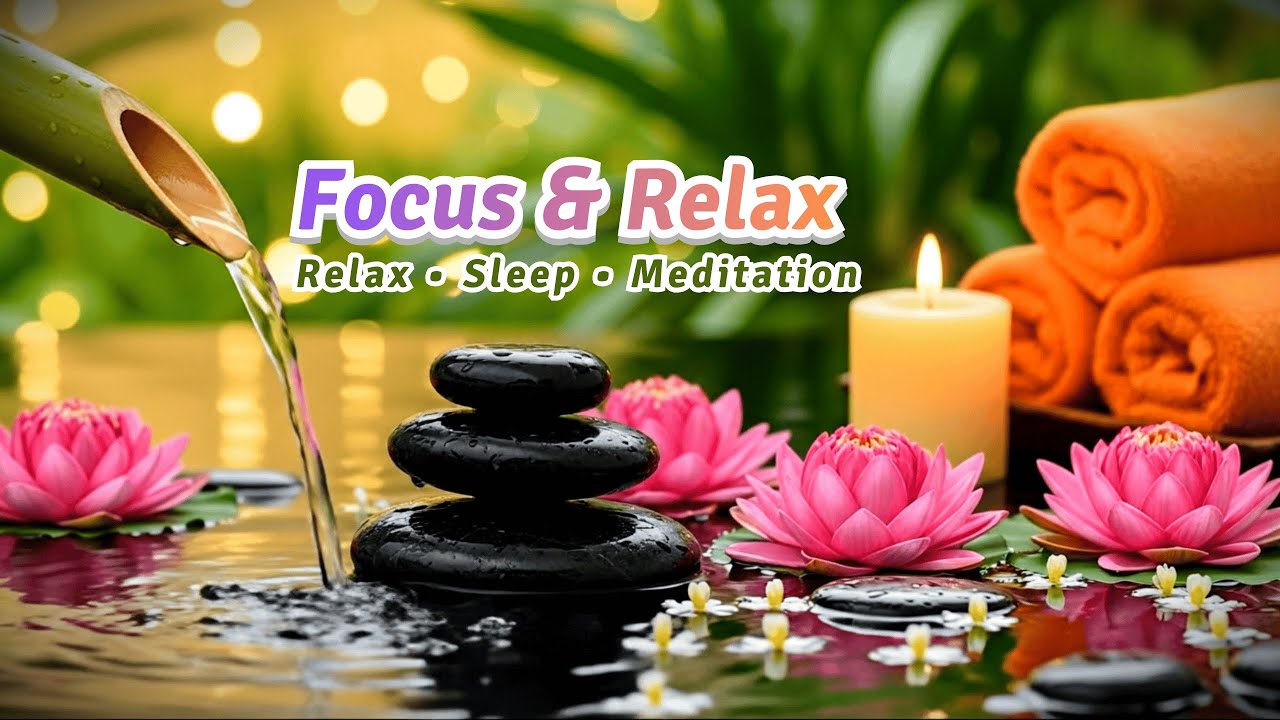 LIVE 🔴8-24 Hours| Waterfall Sounds for Focus, Study & Meditation