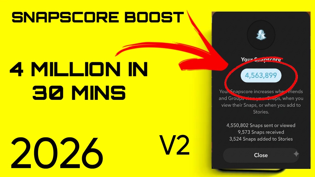 (V2 UPDATE) New Free Snapchat Snapscore Bot Auto Booster/Spammer 2026 - 4 MIL SNAPSCORE IN 30 MINS