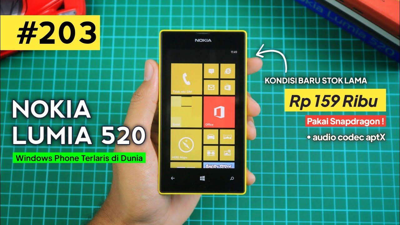 CUCI GUDANG HP LEGEND CUMA 159 RIBU! - NOKIA LUMIA 520 di 2025