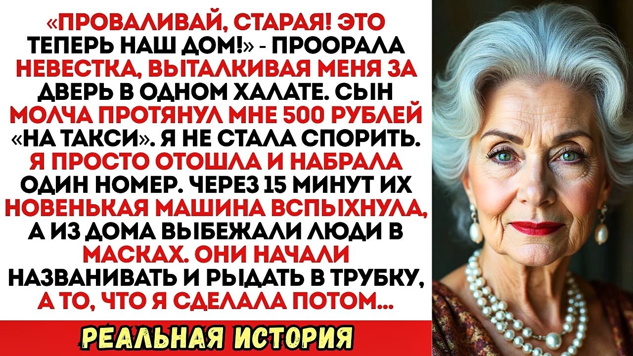 Сын с невесткой выгнали меня из дома в мой день рождения. Но они не знали, кому я позвонила потом.