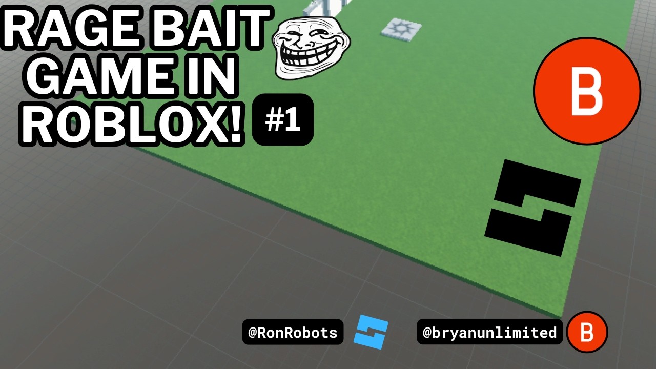 Making A Rage Bait Game #1 | #Roblox #RobloxStudio