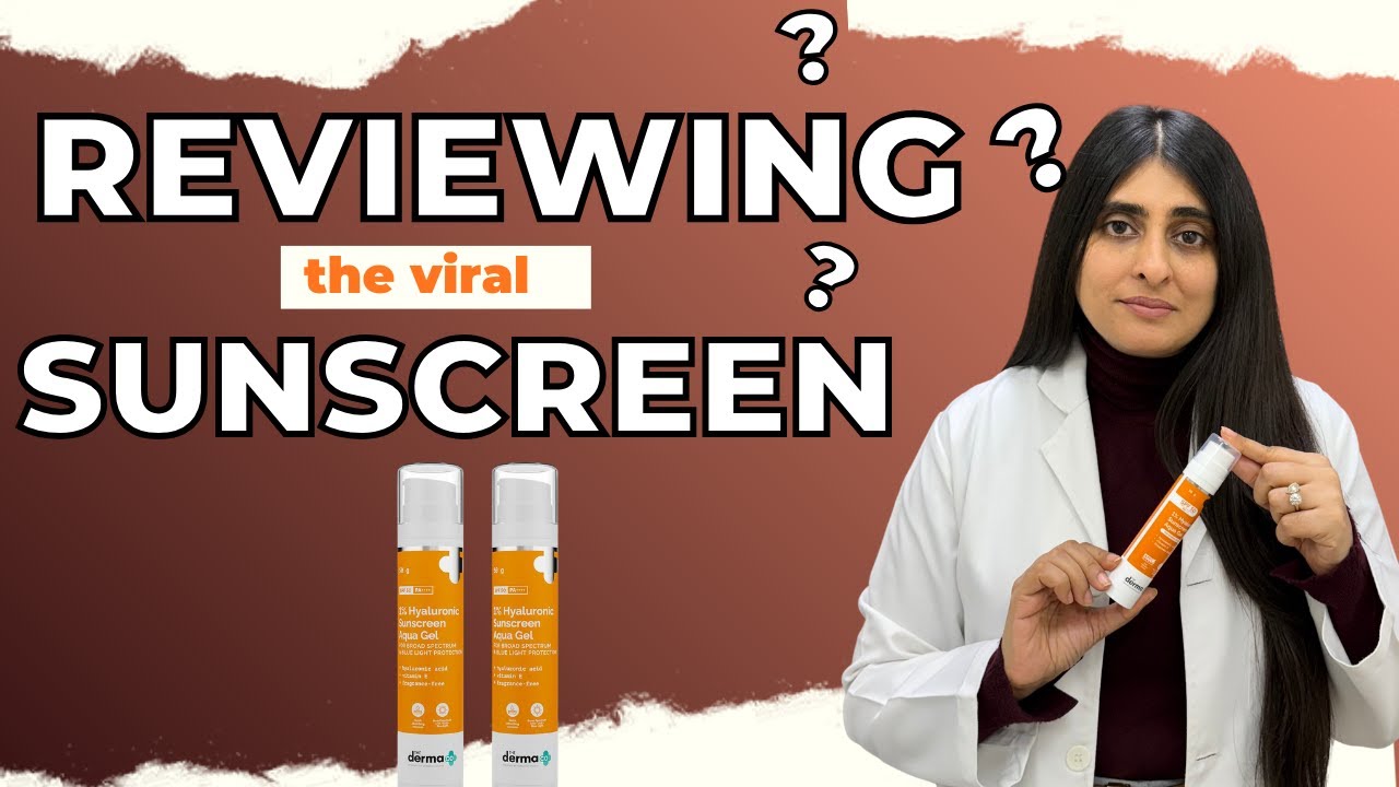 Reviewing Viral Sunscreen in India| The Derma Co Sunscreen Review|