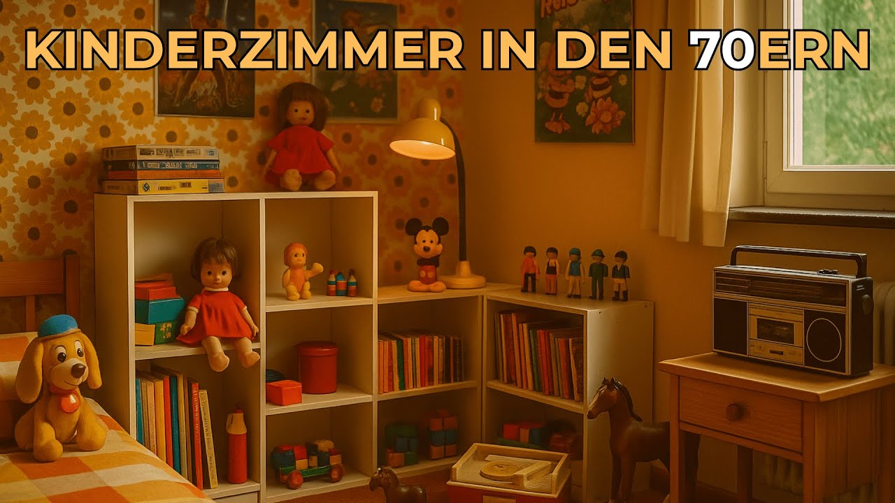 Weißt du noch? – Diese Dinge hatten ALLE im Kinderzimmer der 70er!