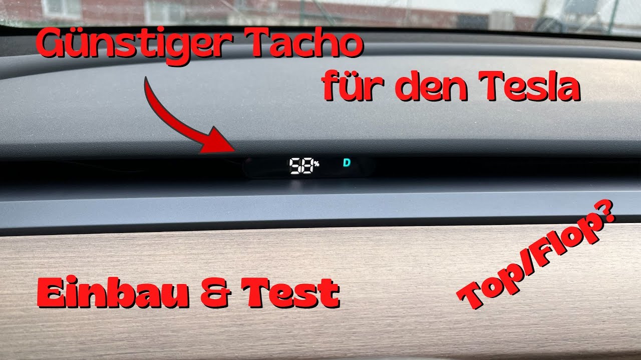 Tesla - LED Tachometer (Einbau & Test)