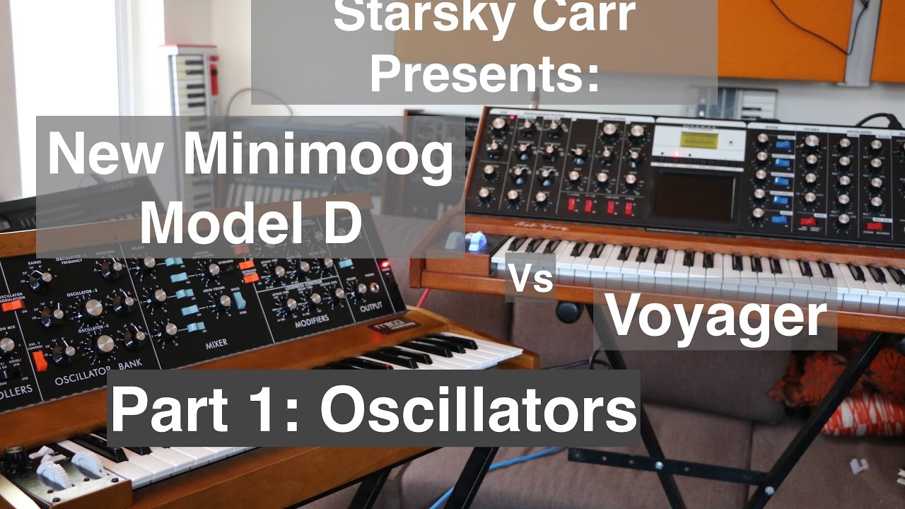 New Moog Minimoog Model D vs Voyager: Oscillators