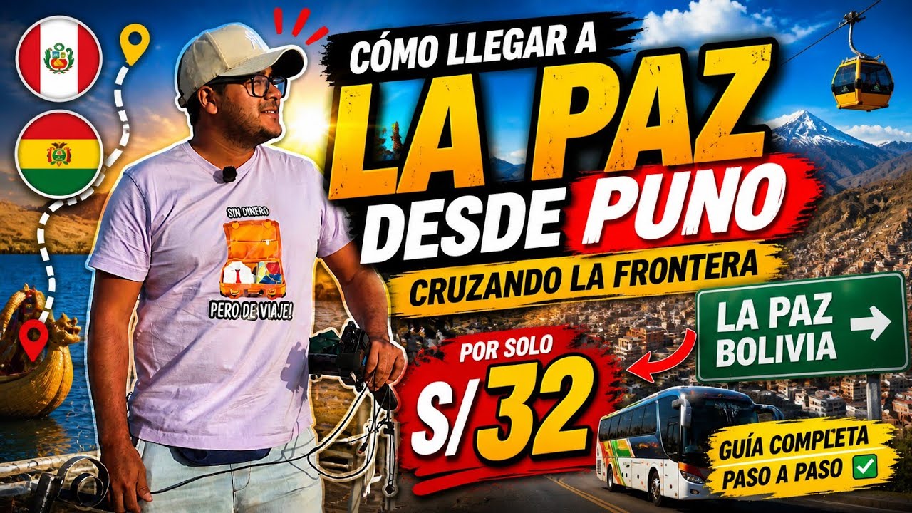 ¿Cómo llegar a LA PAZ (BOLIVIA) 🇧🇴 con solo 32 SOLES? 