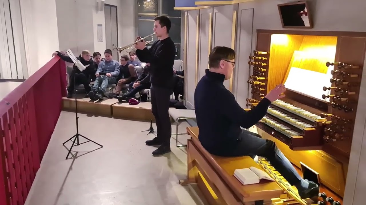 Hymns in Luleå Cathedral - Markus Wargh och Arne Christian Valland.