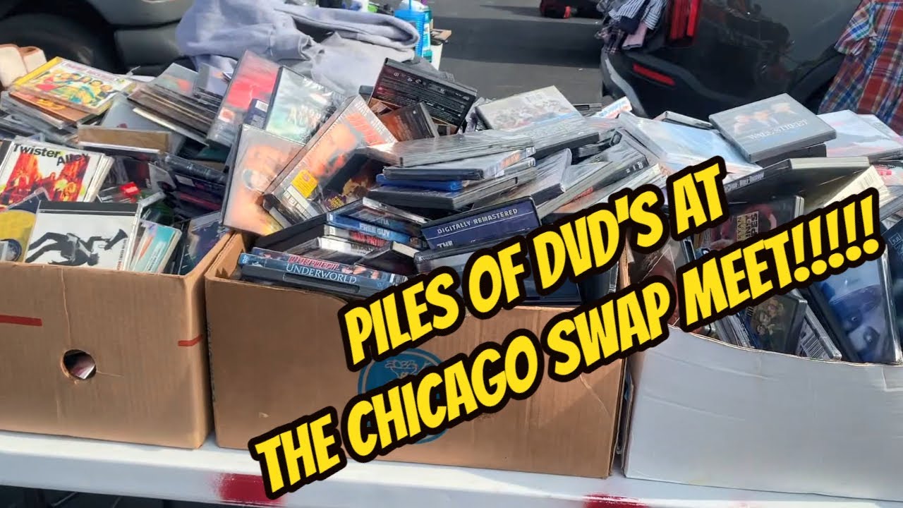 MEDIA QUEST: EPISODE 13: WE FOUND THOUSANDS OF DVDS AT THE CHICAGO SWAP MEET!!