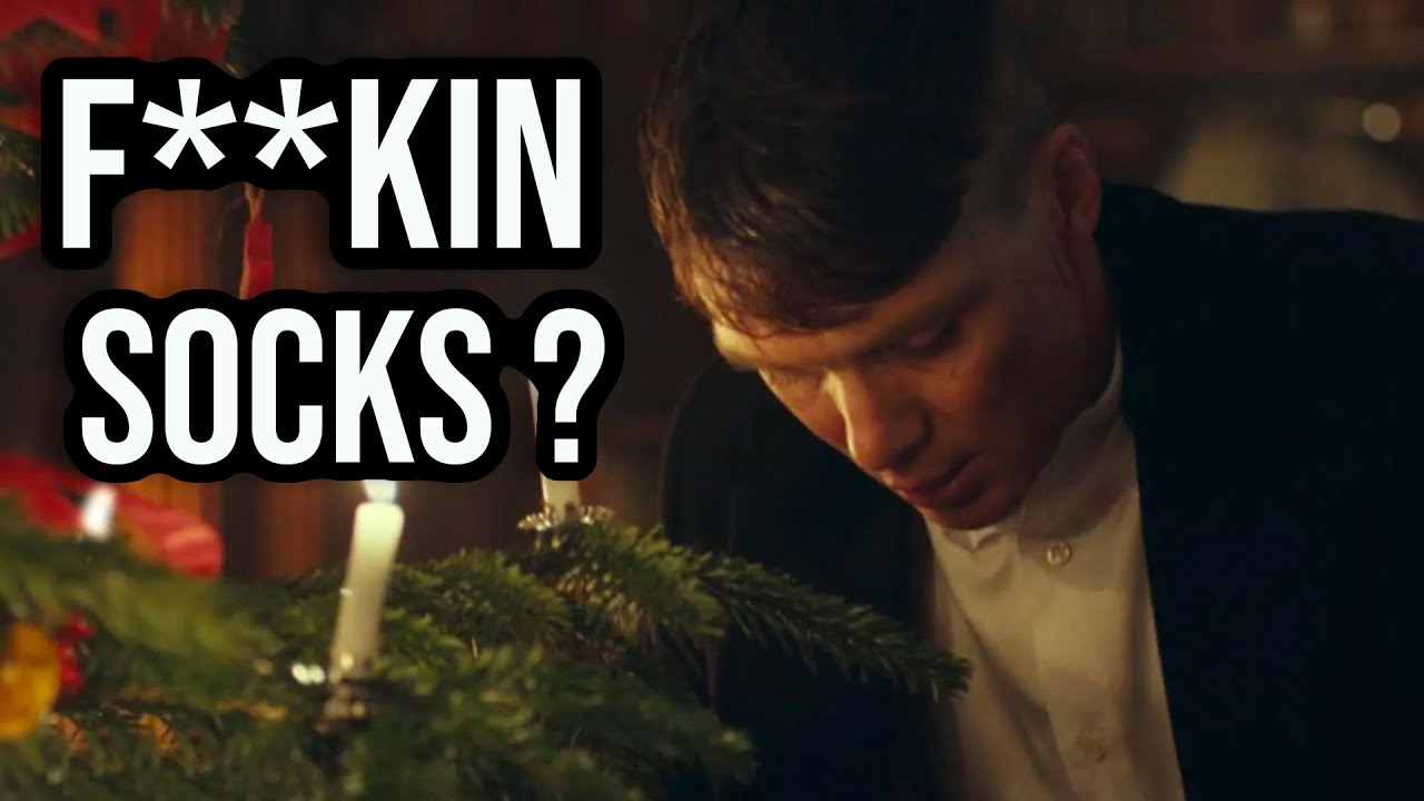 Peaky Blinders but it's S**T CHRISTMAS GIFTS