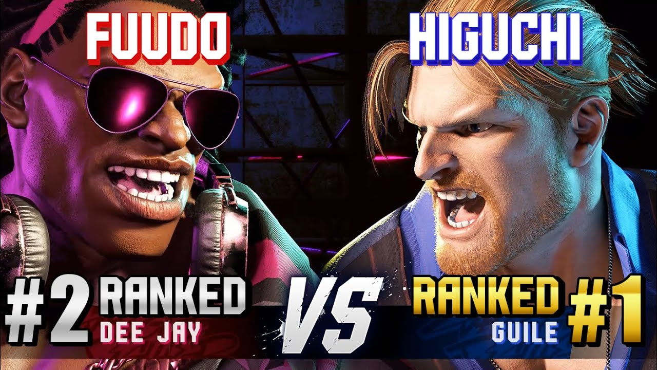 SF6 ▰ FUUDO (#2 Ranked Dee Jay) vs HIGUCHI (#1 Ranked Guile) ▰ High Level Gameplay