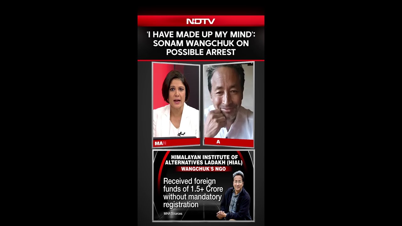 Sonam Wangchuk Ladakh Protest | 'I Have Made Up My Mind': Sonam Wangchuk On Possible Arrest