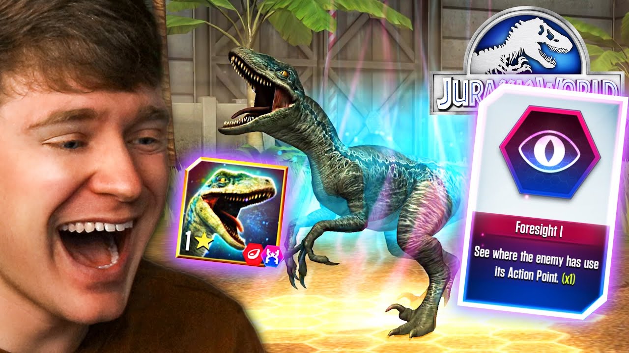 RAPTOR BLUE HEROIC in JURASSIC WORLD THE GAME