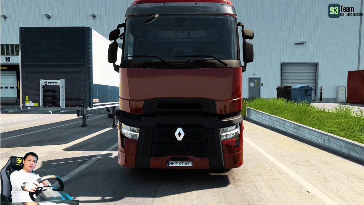 RENAULT TRUCKS | Renault T Giường Cao | Vận Chuyển Kiện Hàng Hệ Thống Ống Khói | Video 4K