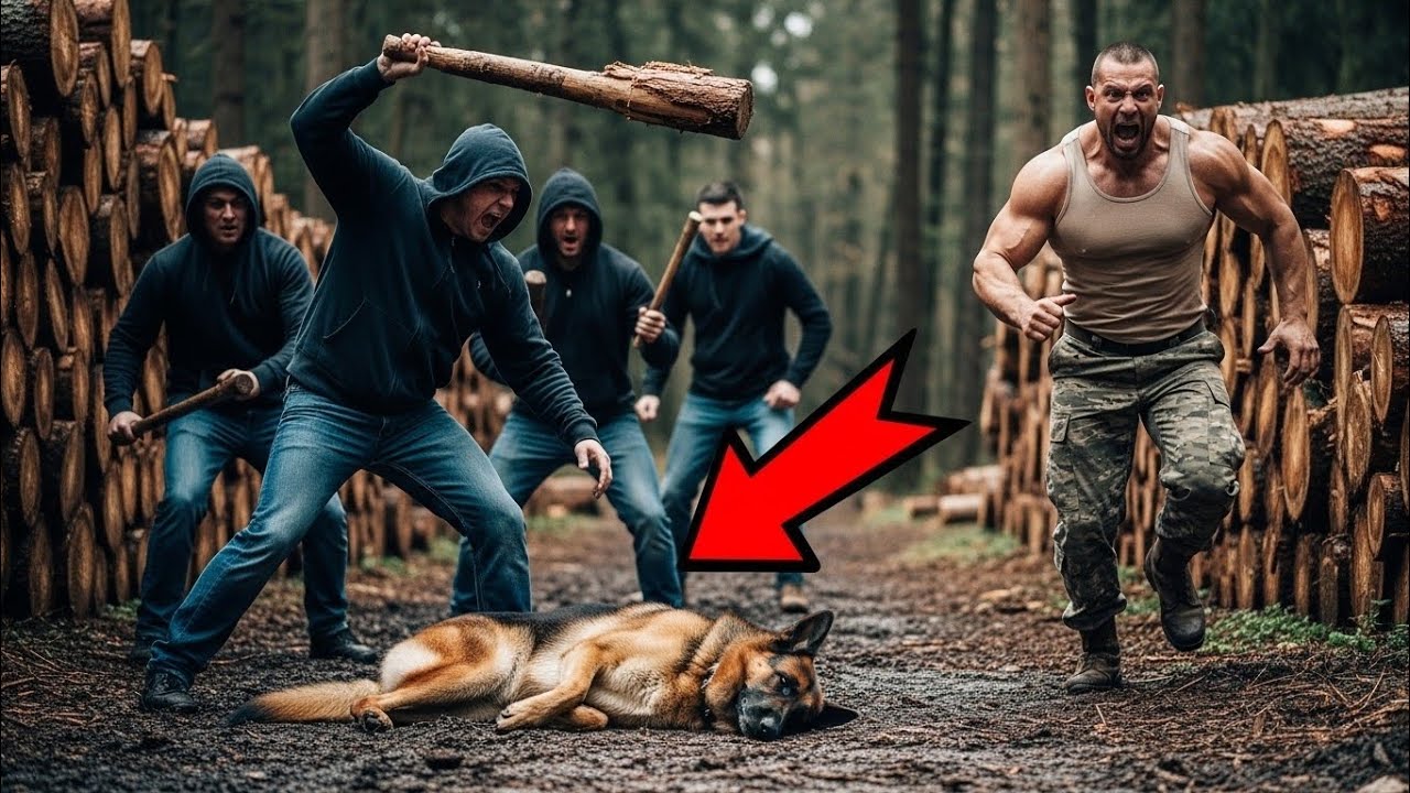 Thugs Beat a Retired Military Dog — Until They Learned He Belonged to a Navy SEAL