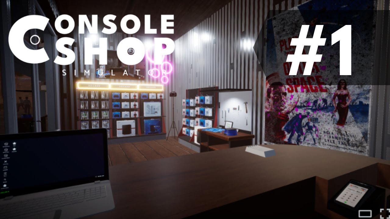 Console Shop Simulator #1 | No Commentary Gameplay