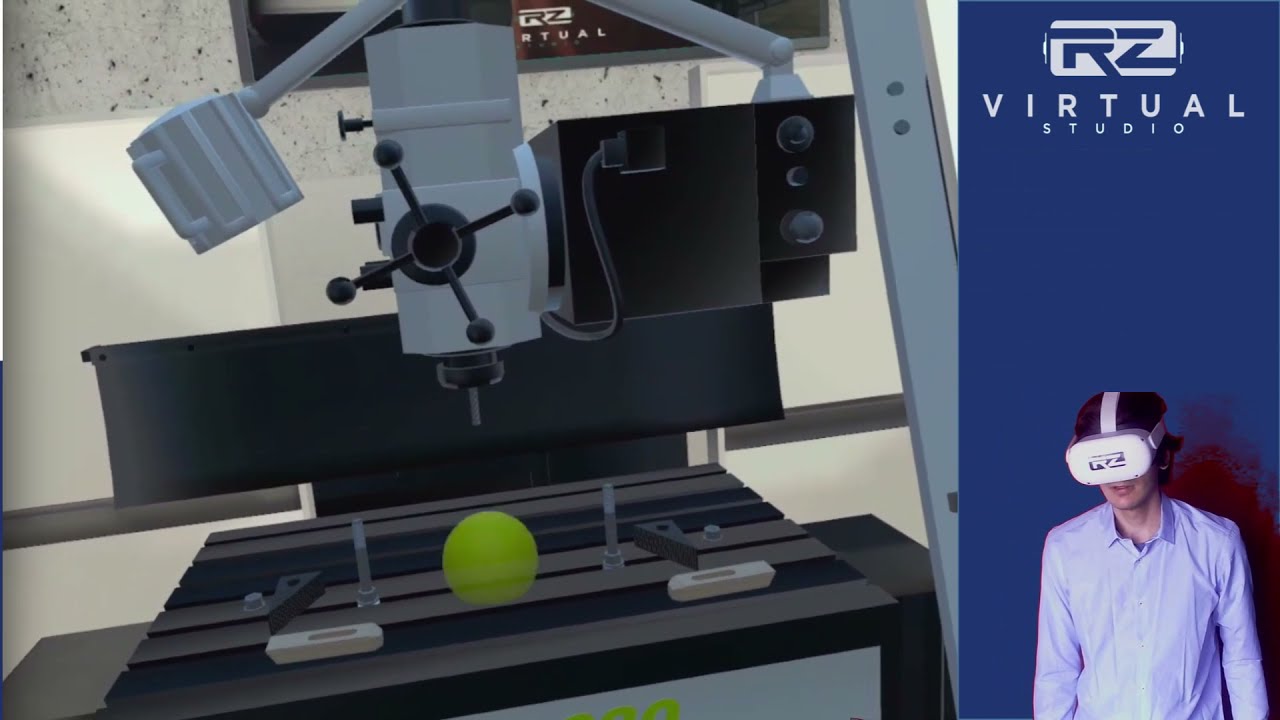 CNC Machine Virtual Reality Demo for Oculus Quest