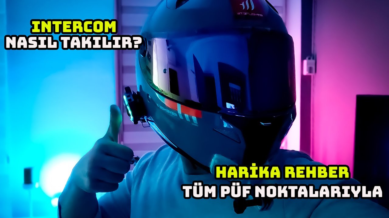 Intercom Nasıl Takılır? Tüm Püf Noktaları ile interkom Montajı #intercom #motovlog #motosiklet