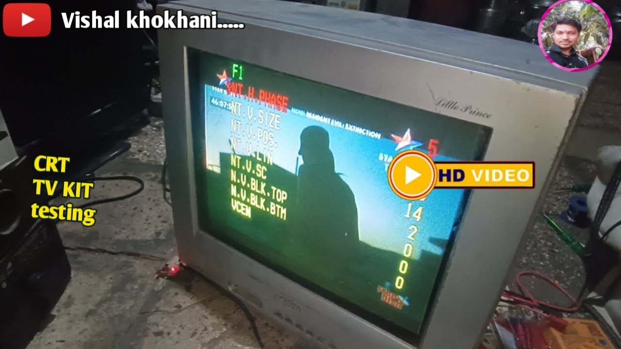 CRT colour TV kit testing full ok