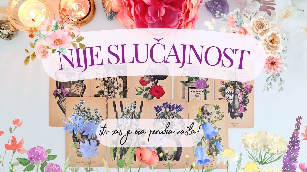 🎇🌟 NIJE SLUČAJNOST što vas je ovaj video pronašao🤍✨(Intuitivno tarot čitanje - kanalisana poruka)