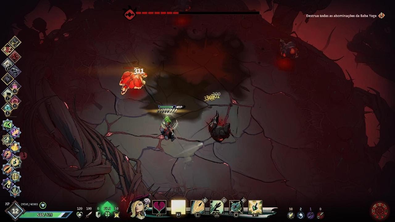 Ravenswatch: Pesadelo boss Baba Yaga