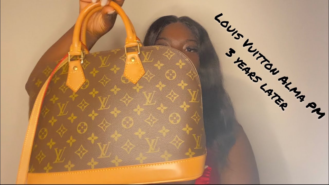 LOUIS VUITTON ALMA PM | 3 YEARS LATER