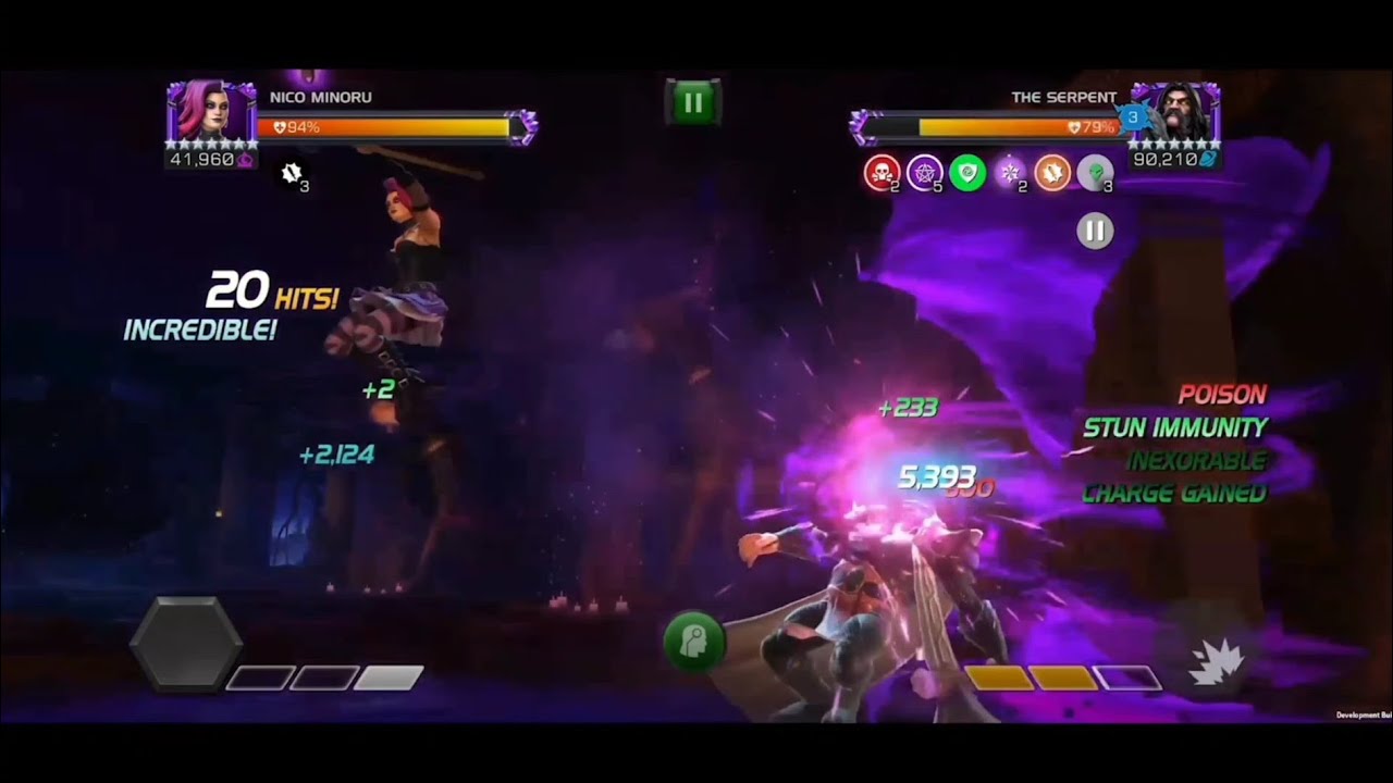 NICO MINORU DAMAGE ROTATION | MCOC