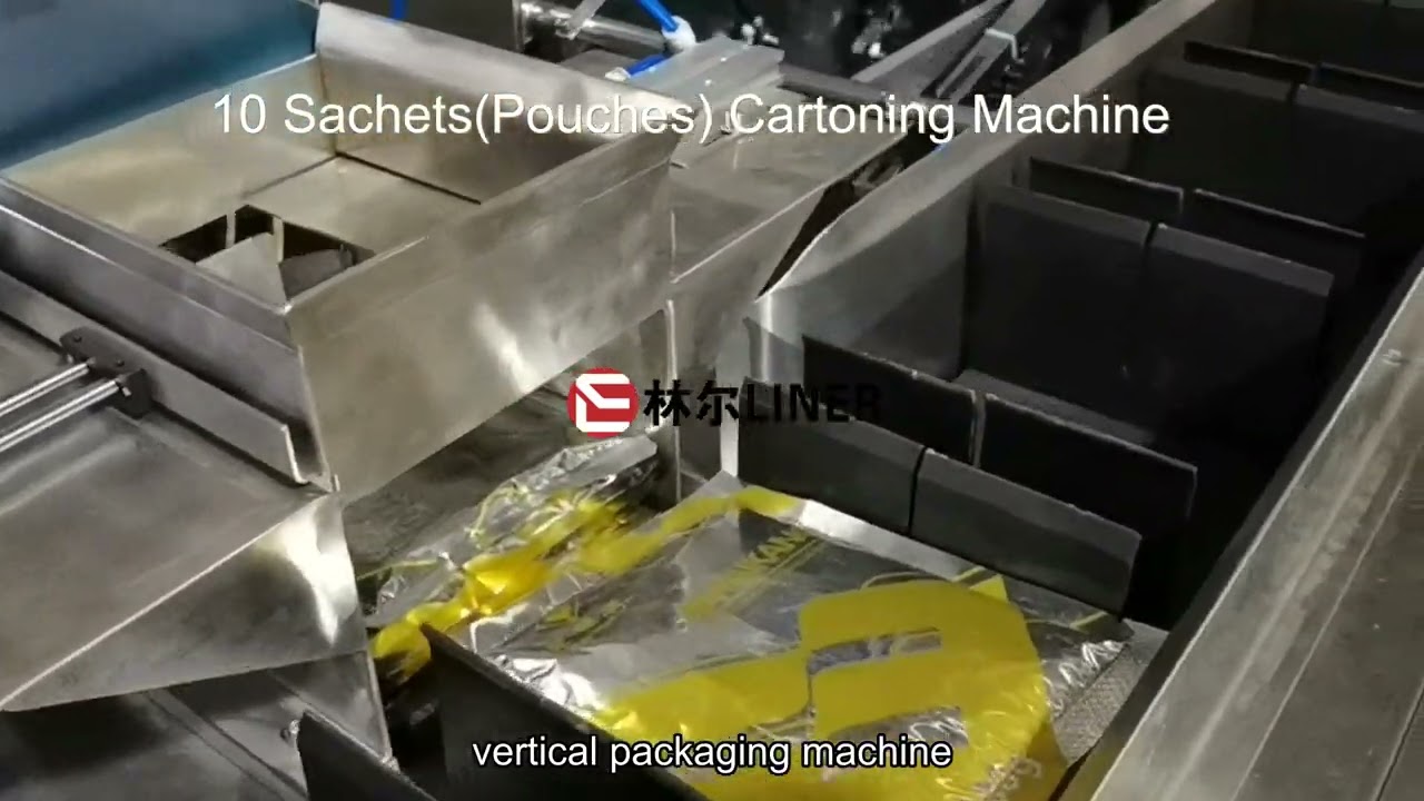 10 Sachets Pouches Cartoning Machine  Sachet Pouch Cartoner Machine