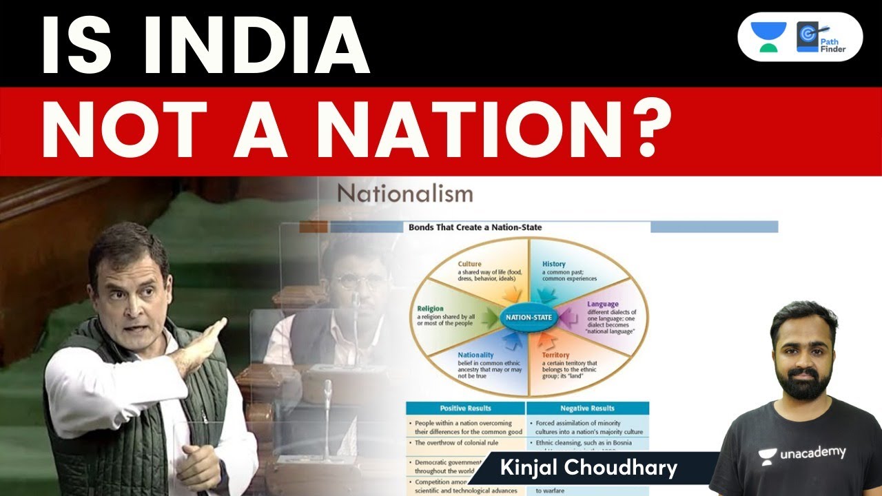 What Is a Nation, State & a Nation-State| Is India A Union Of States and Not A Nation| Rahul Gandhi