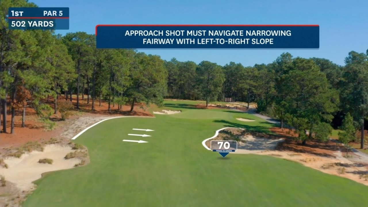 Hole Flyovers: Pine Needles, Site of the 2022 U.S. Women's Open