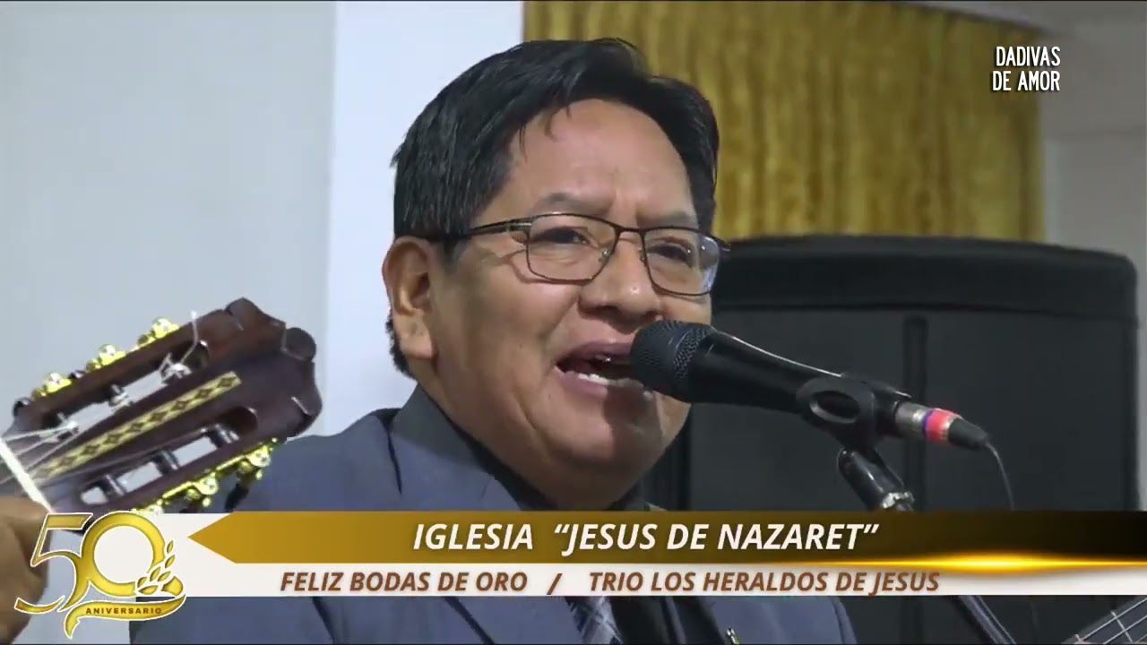 Trio LOS HERALDO DE JESUS - MIX DE ALABANZAS / EN VIVO/ 50 AÑOS DE LA  IGL. JESUS DE NAZARETH /2024/