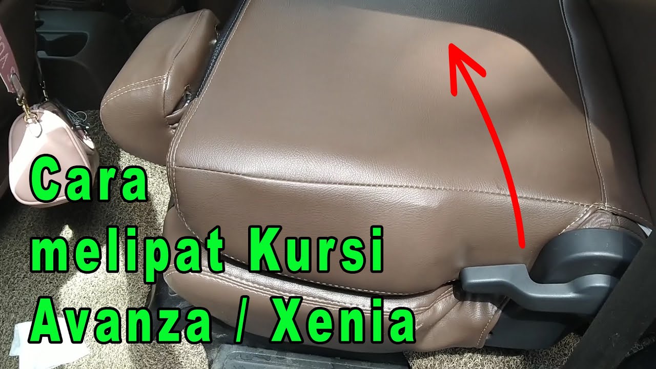 Cara melipat kursi avanza / xenia