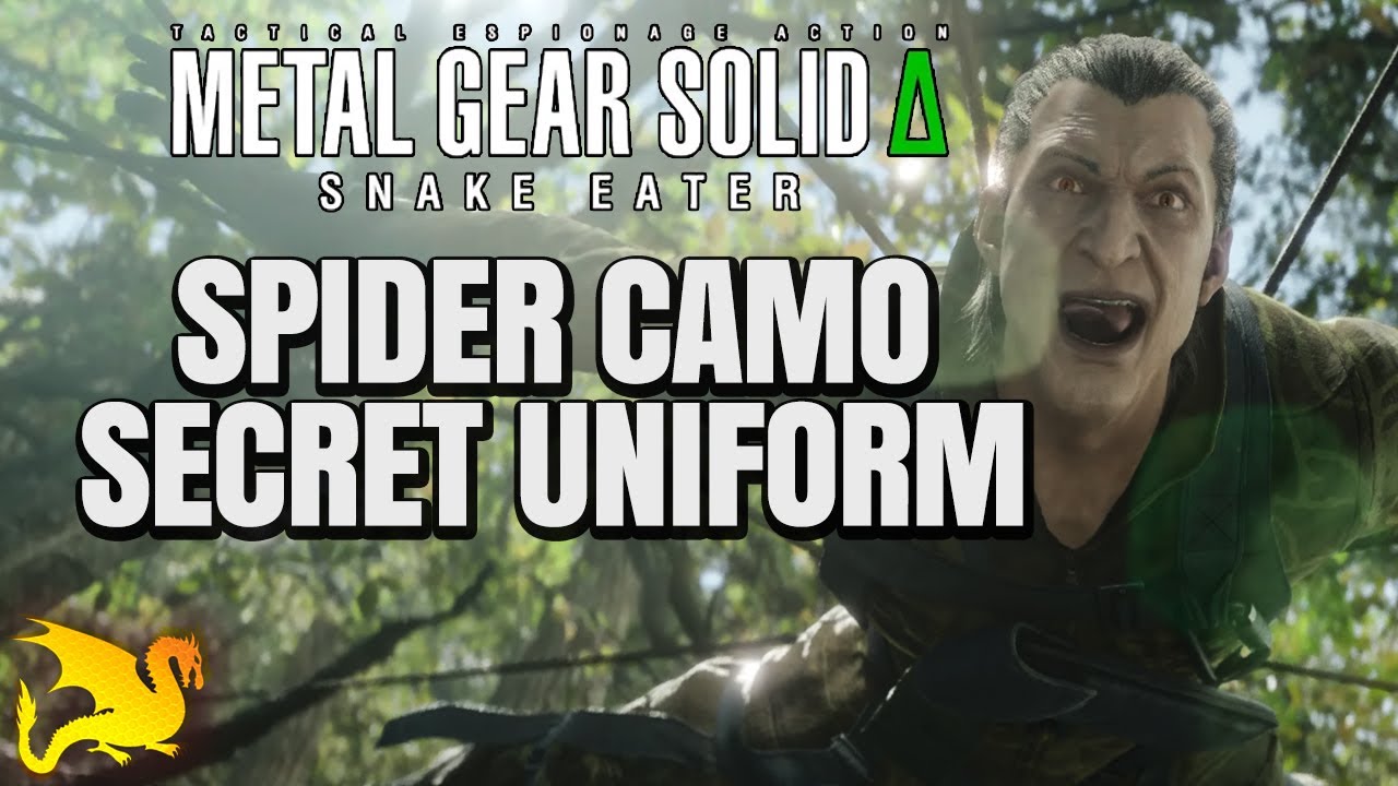 Secret Spider Camouflage Uniform (The Fear Boss Secret Drop) - METAL GEAR SOLID 3 DELTA SNAKE EATER