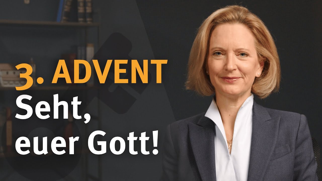 3. Adventssonntag: Seht, euer Gott! – Katechese von Dr. Nina Heereman
