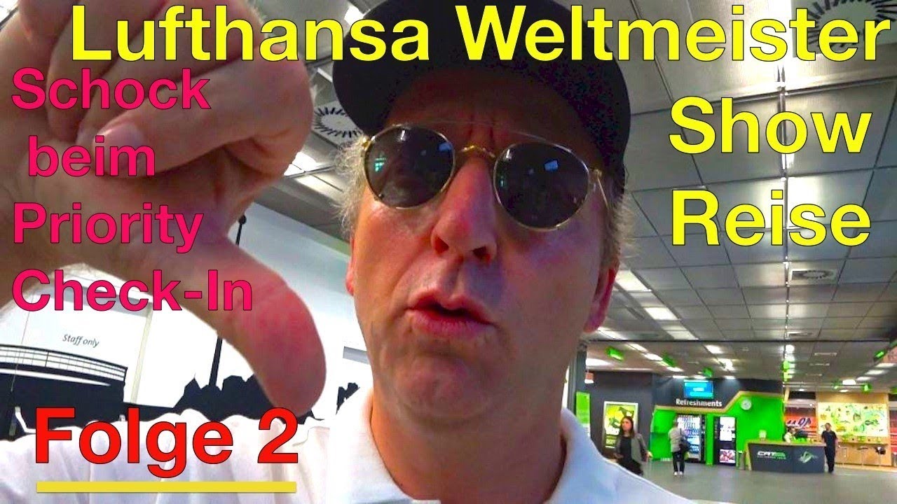 Schock beim Austrian Priority Check-In | Lufthansa Weltmeister Show Reise | Der HON PrivateJet