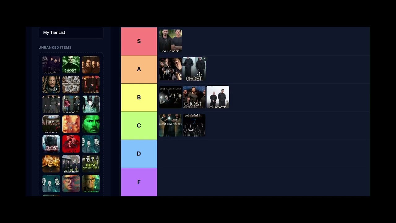 Ghost Adventures Season Tier List