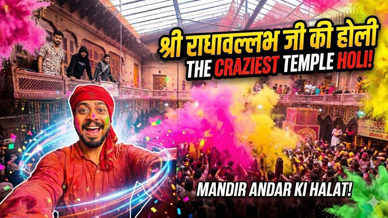 Vrindavan Holi 2026 | The craziest holi experience ever | Holi vlog #vrindavan #radhakrishna