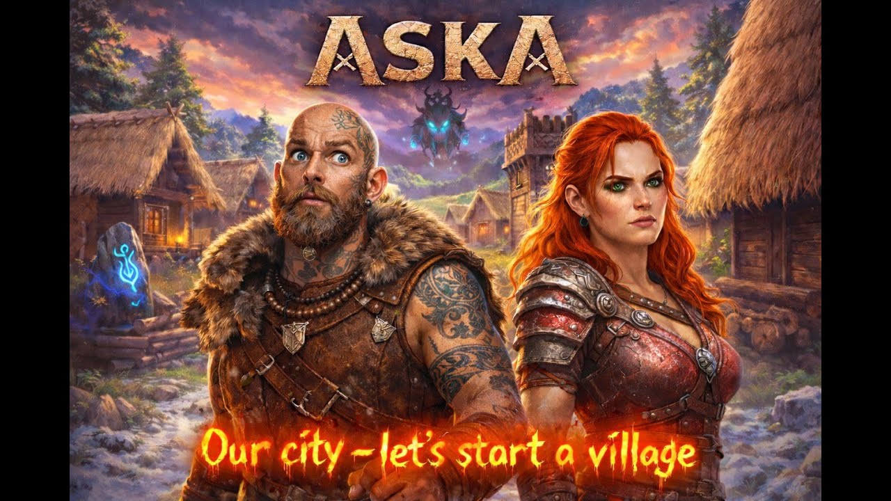 ASKA | Can We Start a Village? – Co-Op Survival