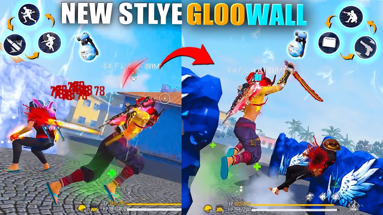 FLY MOVEMENT GLOOWALL TRICK 2023 | GARENA FREEFIRE LATEST MOVEMENT GLOOWALL KAISE MARE ?