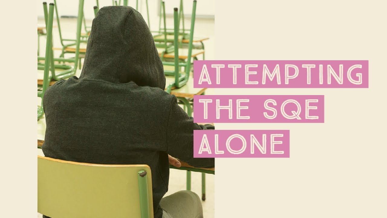 How to prepare for the SQE alone