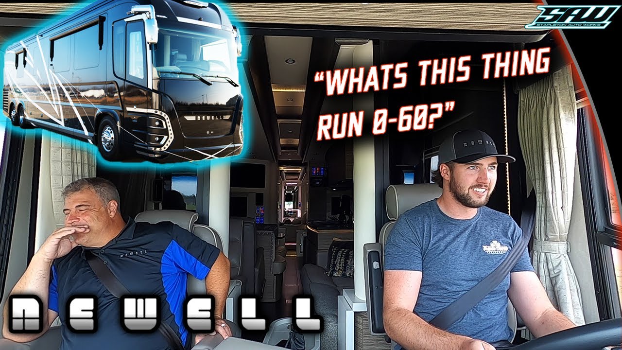 They Let Me Drive A 2020 Newell P50! (2+ Million Dollar RV 0-60 Test)